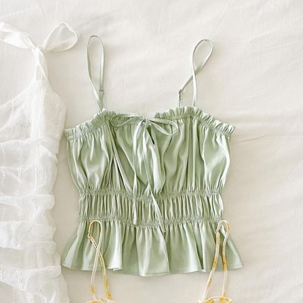 Frankie Phoenix LA satin multi-tie top